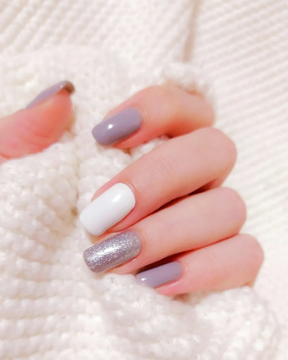 Mauve y glitter